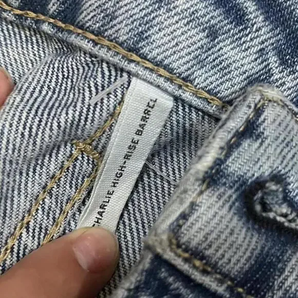 Rag & Bone High Rise Barrel Jeans in Harmony - Picture 7 of 7